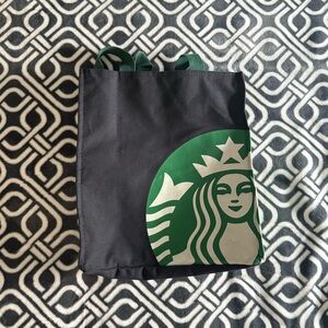 Starbucks Black and Green Tote Bag